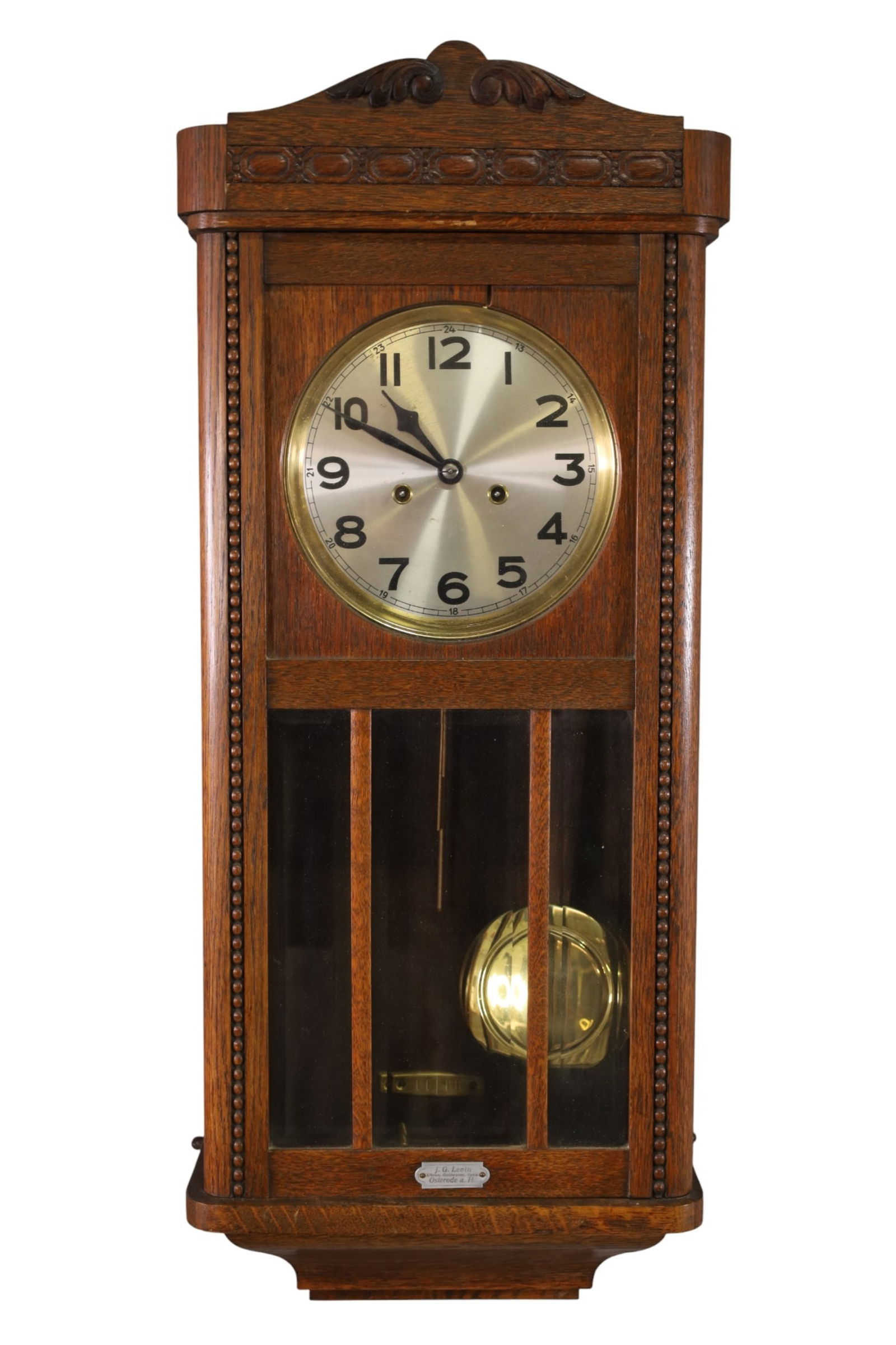 OAK WALL CLOCK (1 of 2)