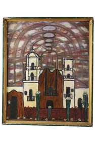 C.W. UNCLE HOWE OIL PAINTING