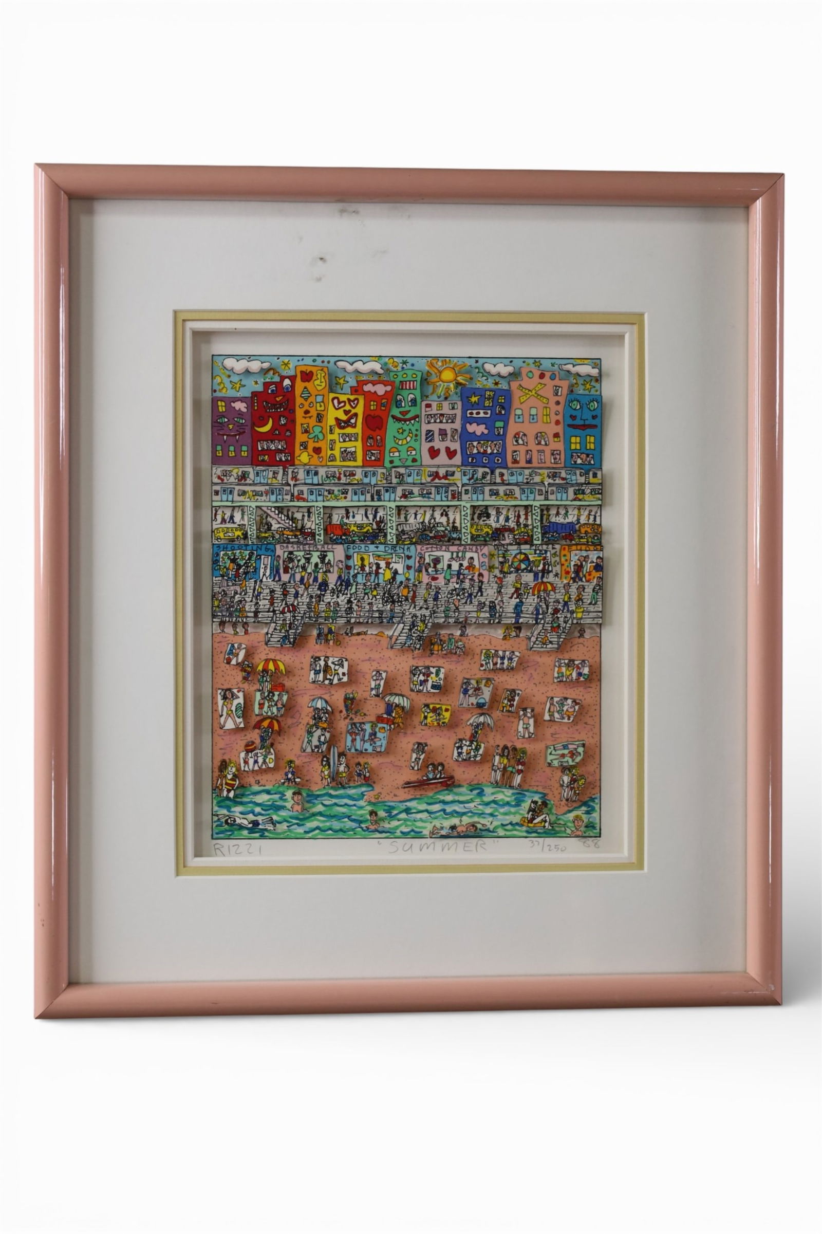 JAMES RIZZI "SUMMER" 3D LITHOGRAPH (1 of 2)