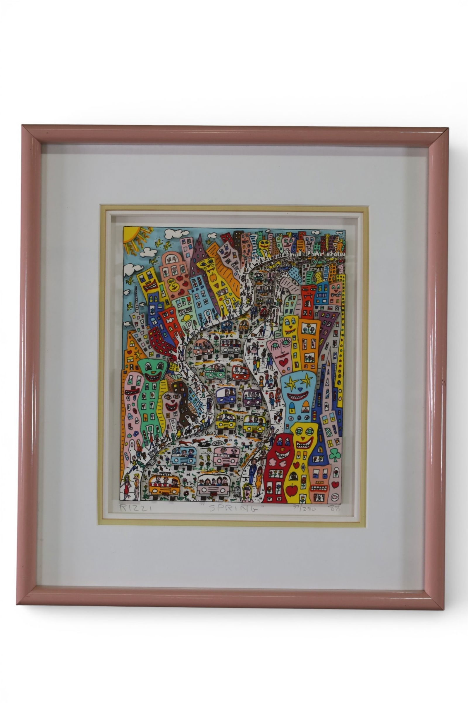 JAMES RIZZI "SPRING" 3D LITHOGRAPH (1 of 2)