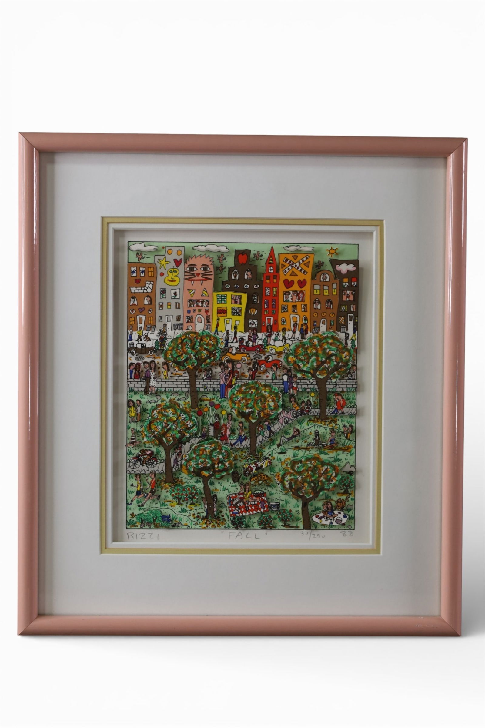 JAMES RIZZI "FALL" 3D LITHOGRAPH