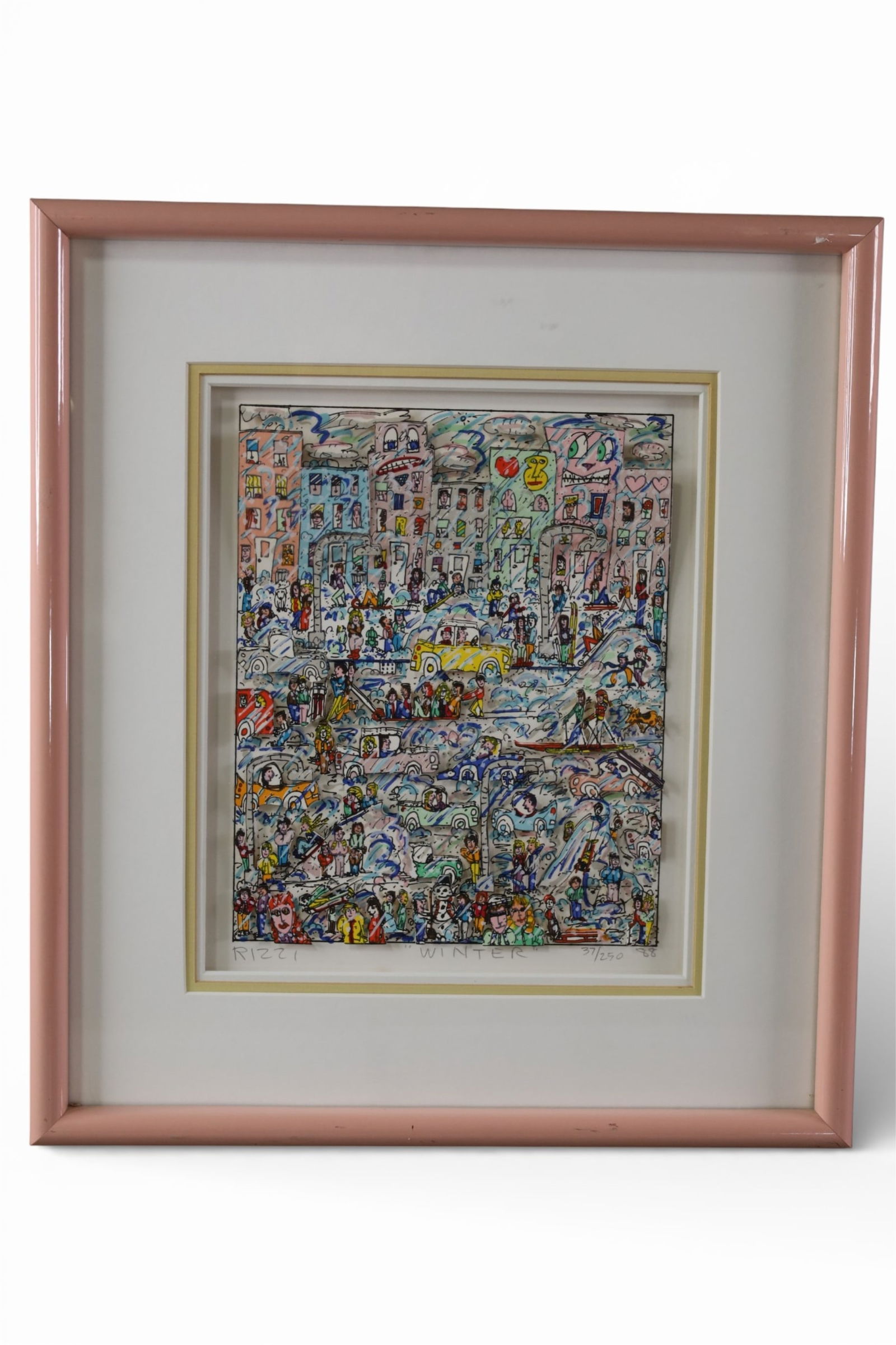 JAMES RIZZI "WINTER" 3D LITHOGRAPH (1 of 2)