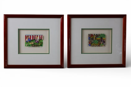 2 JAMES RIZZI 3D LITHOGRAPHS