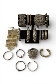 COLLECTION OF TRIBAL BRACELETS
