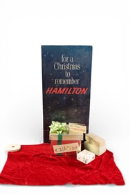 HAMILTON WATCH CHRISTMAS DISPLAY