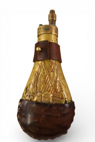 CIVIL WAR ERA POWDER FLASK