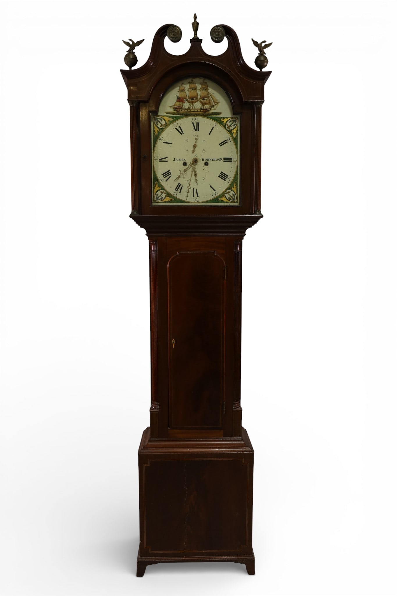 ANTIQUE GRANDFATHER CLOCK (1 of 7)
