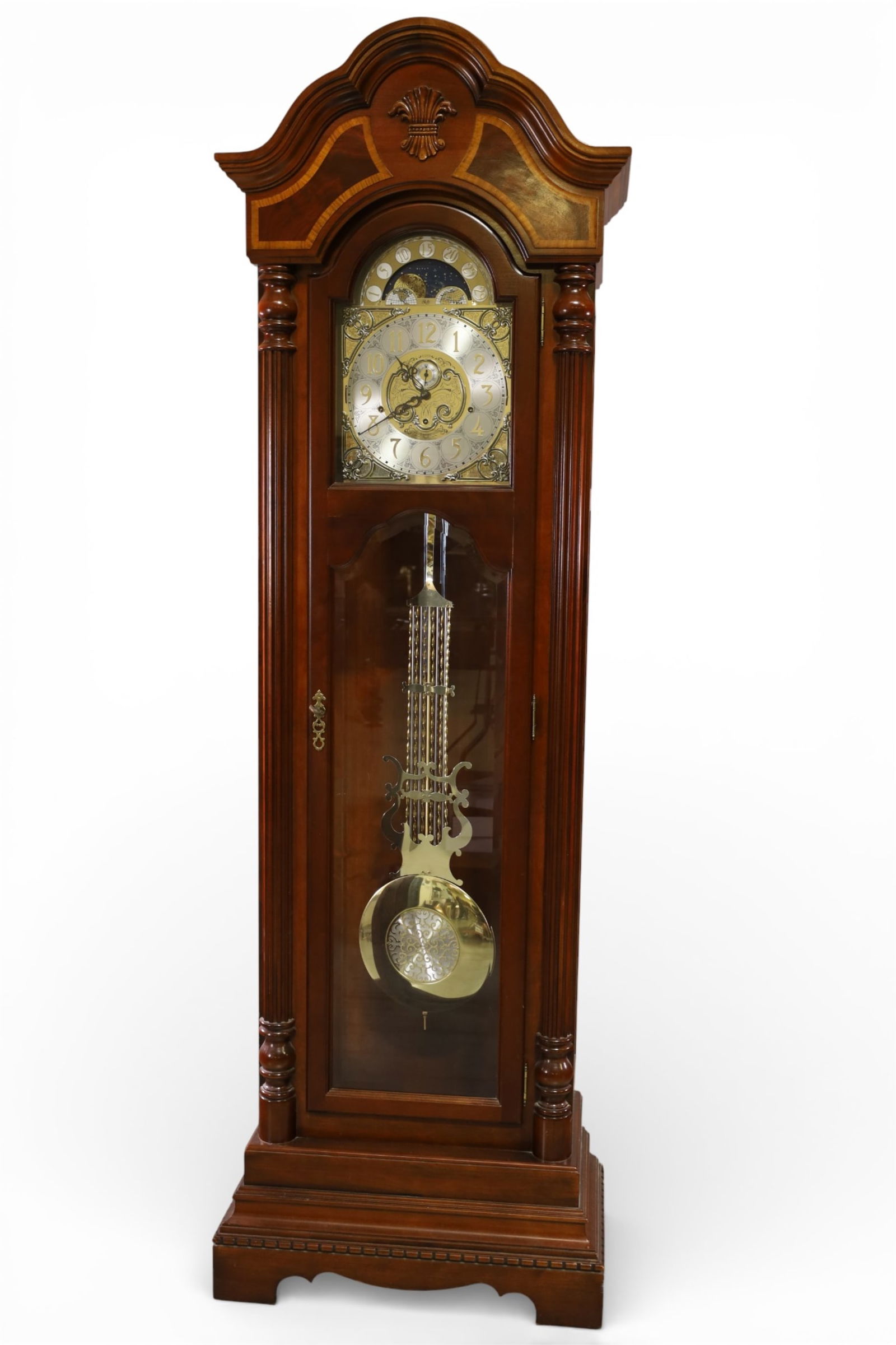 SLIGH GRANDFATHER CLOCK (1 of 4)