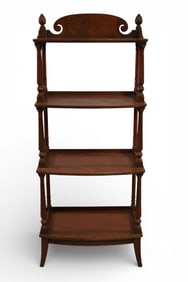 MAHOGANY WHAT NOT SHELF