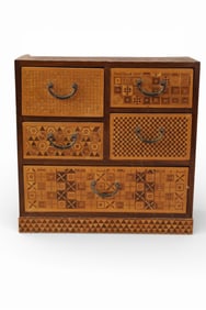 FOLK ART CHILD'S CHEST
