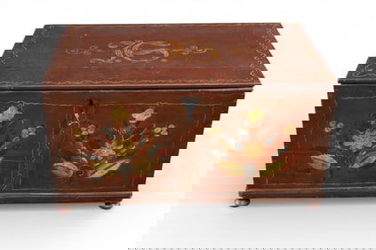 ANTIQUE WEDDING CHEST