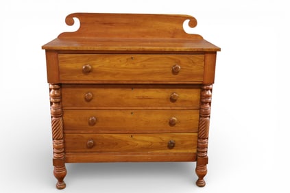19TH CENTURY 4 DRAWER DRESSER