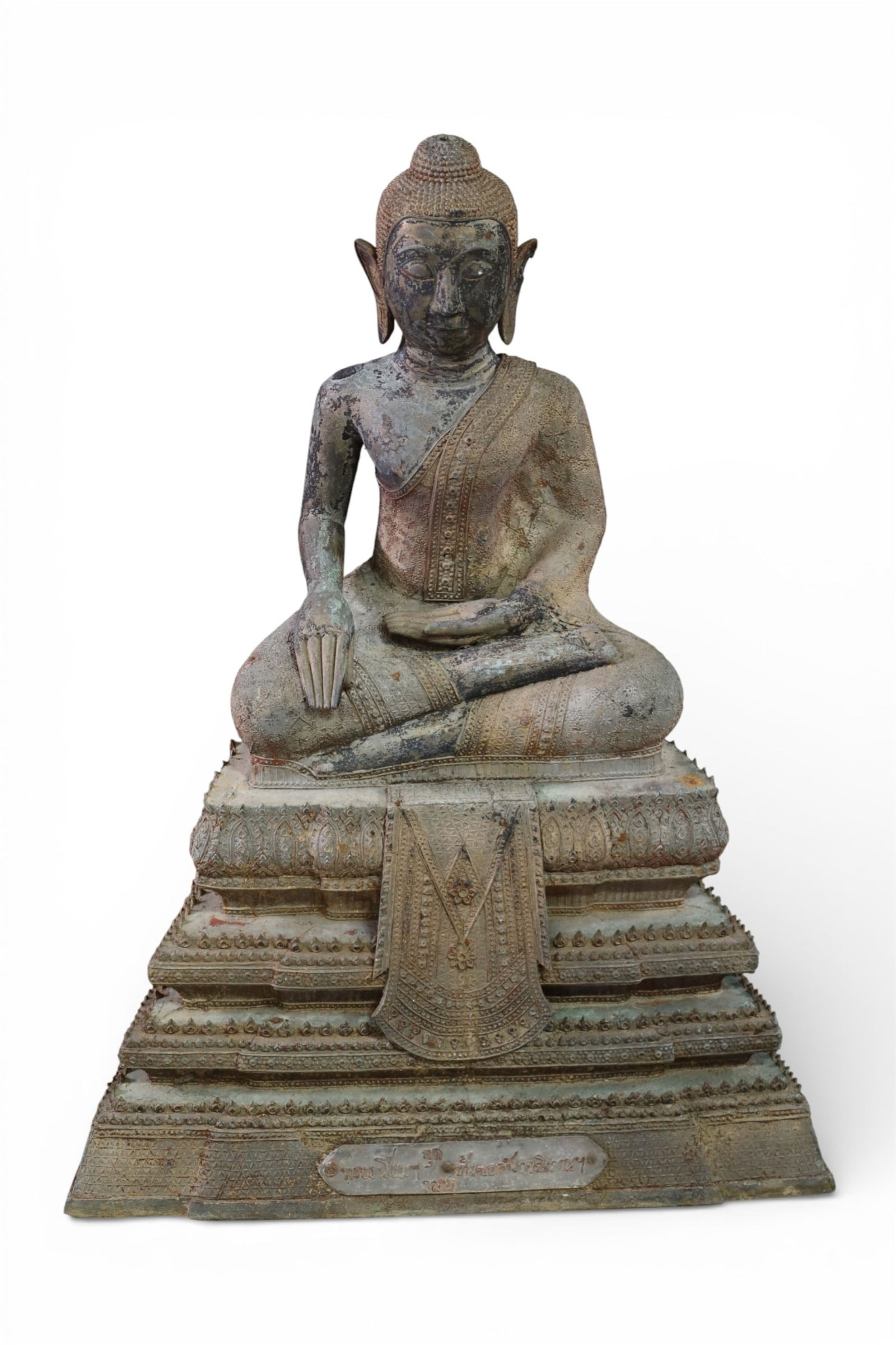 LARGE BRONZE THAI STATUE (1 of 5)