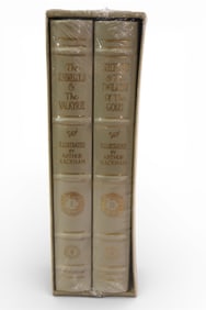 2 LEATHER BOUND BOOKS