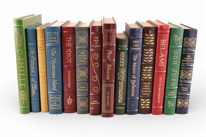 FAMOUS EDITION LEATHER BOUND BOOKS