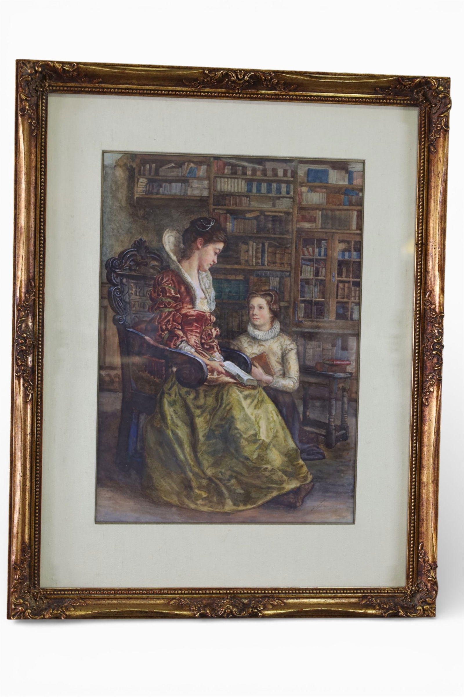 INTERIOR SCENE WATERCOLOR (1 of 4)