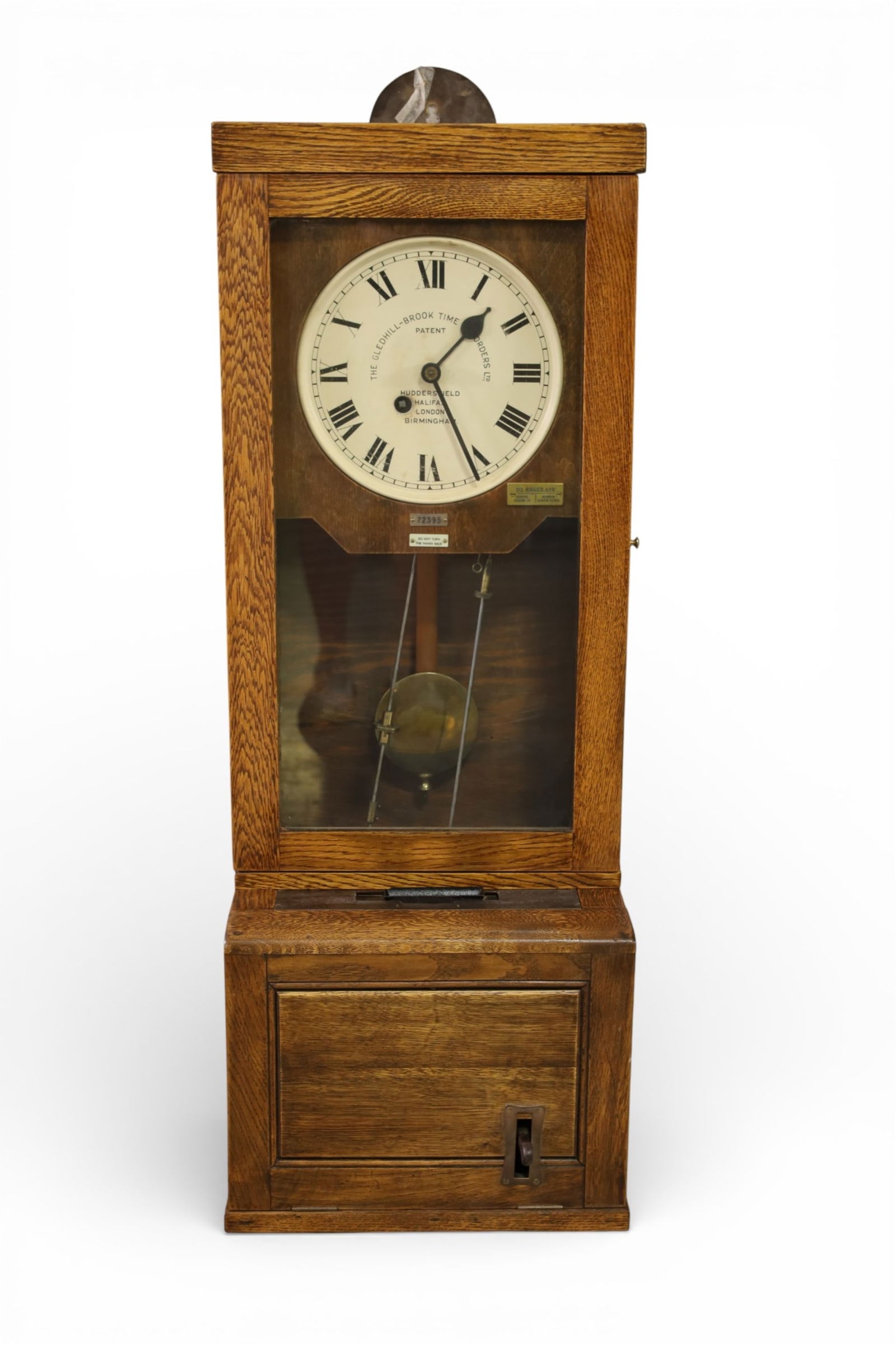 OAK TIME CLOCK (1 of 3)