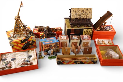 COLLECTION OF ELASTOLIN TOYS