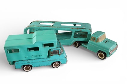 2 TOY TRUCKS