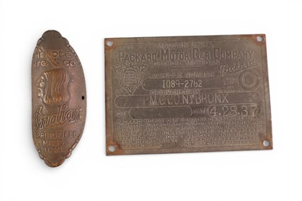 2 BICYCLE & CARD METAL BADGES