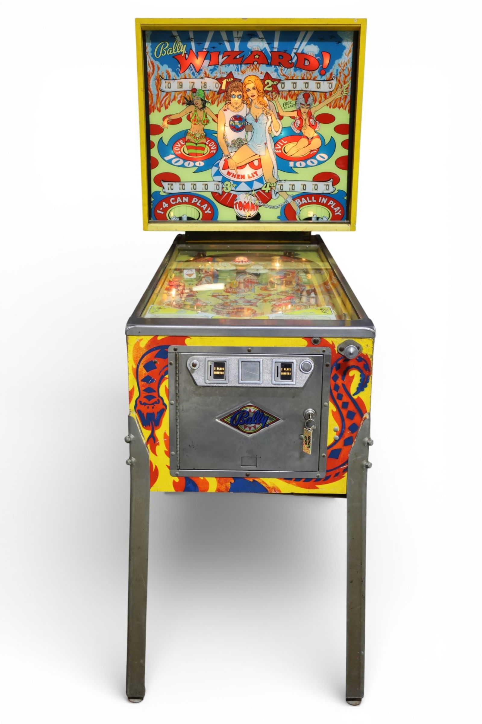 BALLY WIZARD PINBALL MACHINE (1 of 5)