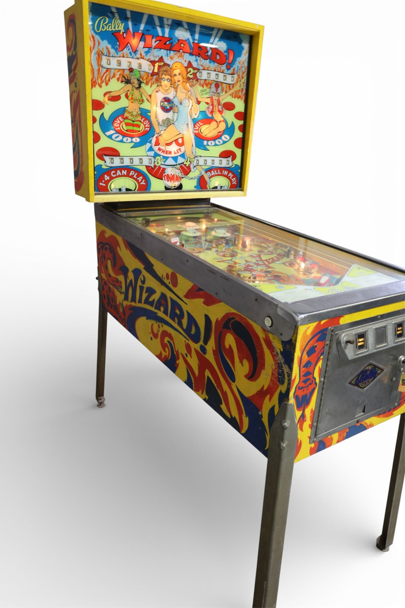 BALLY WIZARD PINBALL MACHINE - 5