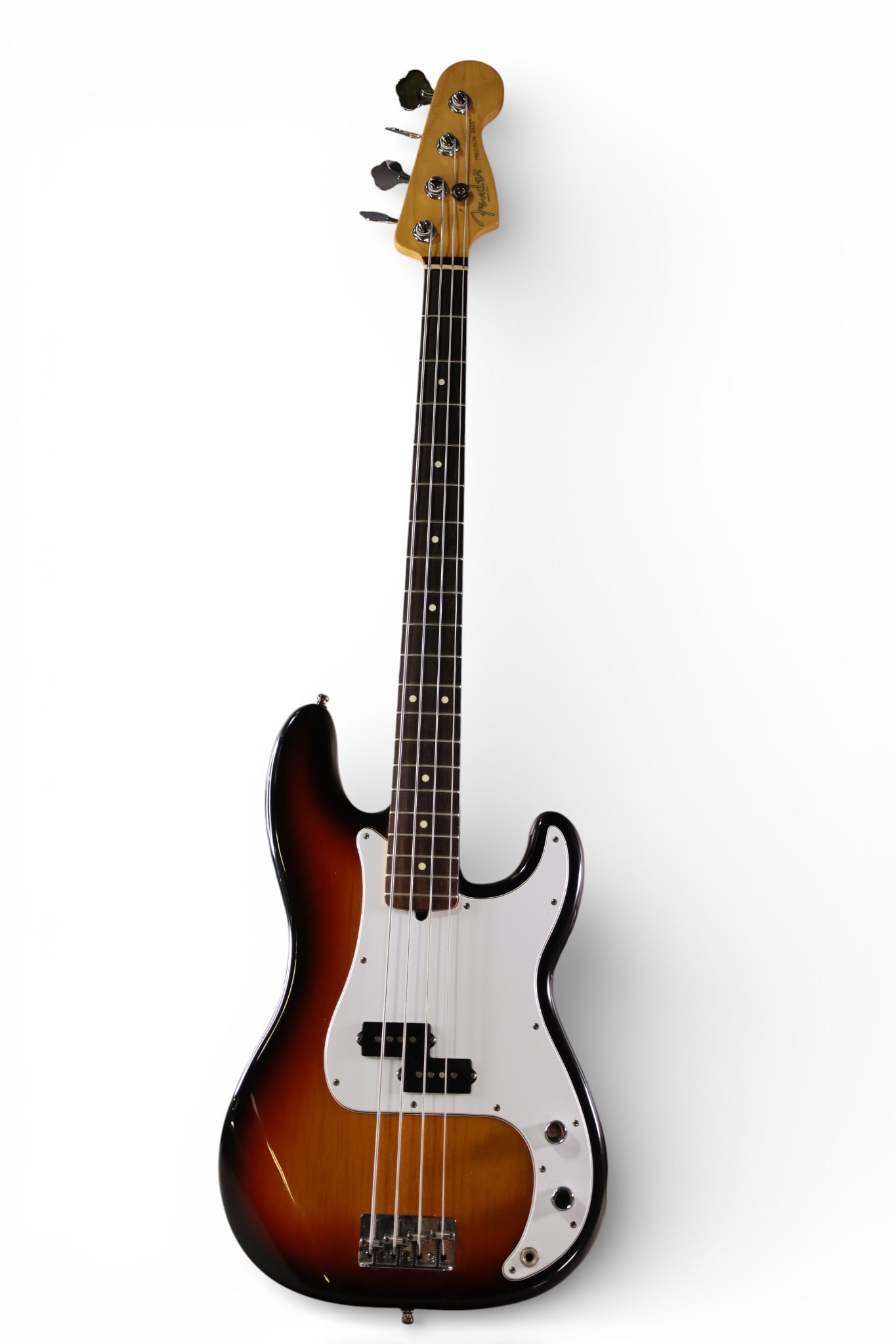 FENDER PRECISION BASS GUITAR: FENDER PRECISION BASS ELECTRIC GUITAR, IN ORIGINAL FENDER CASE. AMERICAN STANDARD PRECISION BASS, 1995-2000. WITH ORIGINAL CASE. MODEL 0192200700.