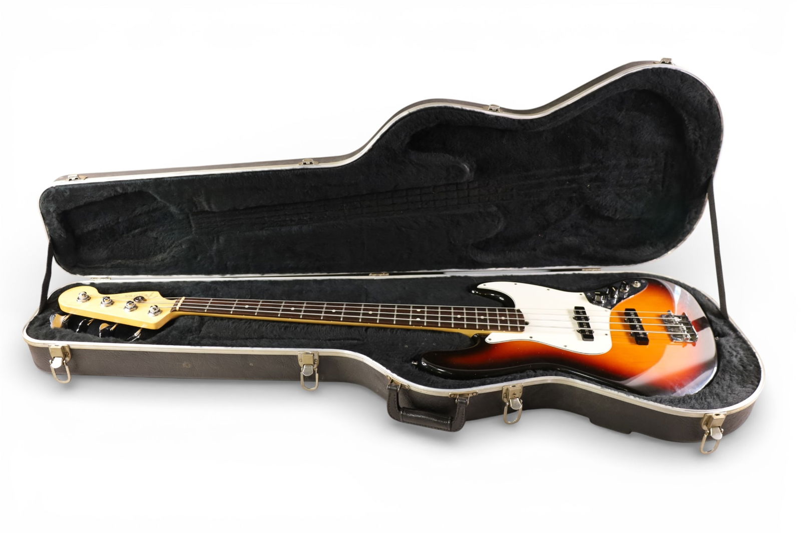 FENDER JAZZ BASS GUITAR: AMERICAN STANDARD JAZZ BASS, BY FENDER, IN ORIGINAL CASE. MODEL 0192400732.