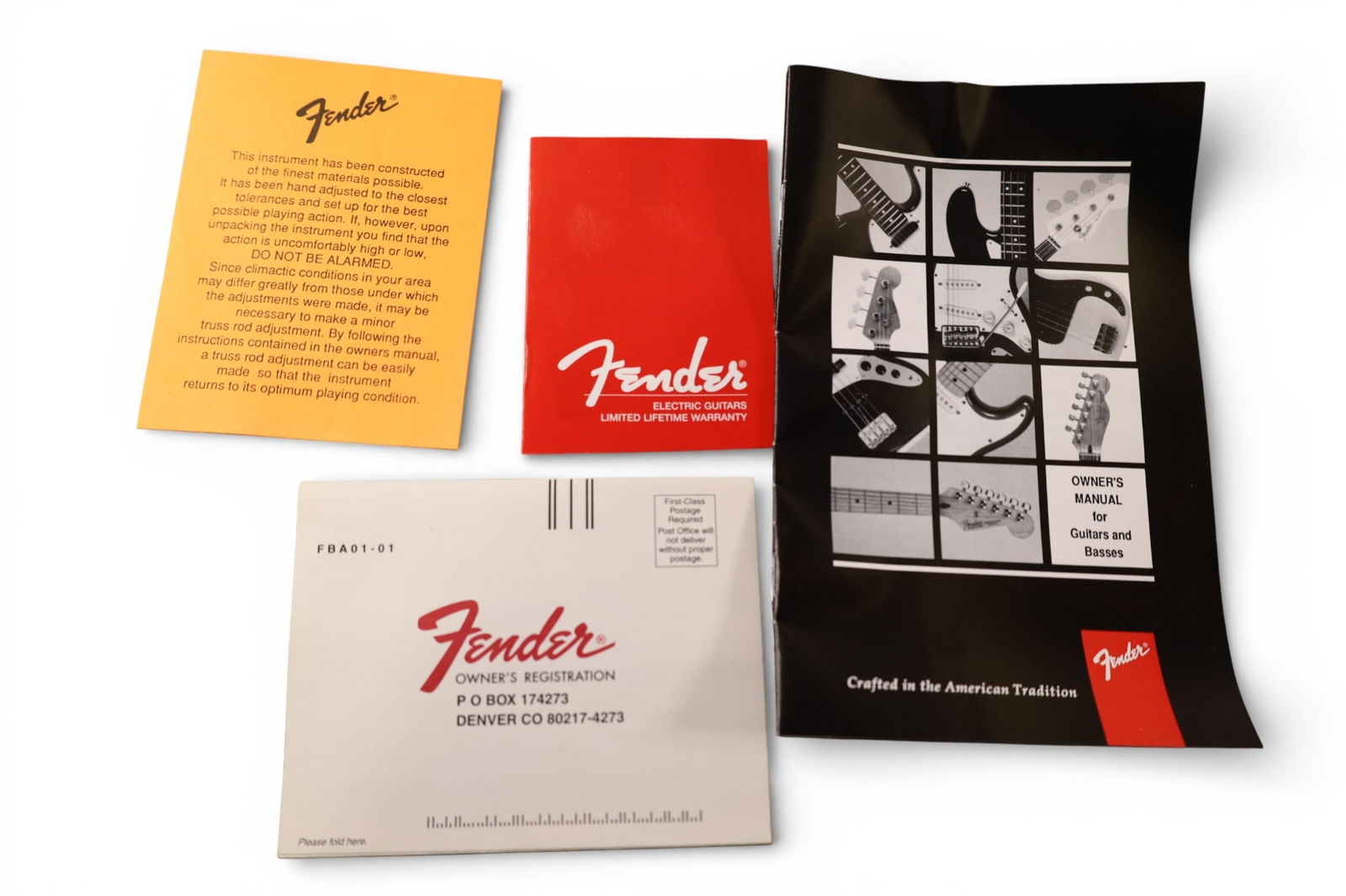 FENDER STRATOCASTER GUITAR - 7