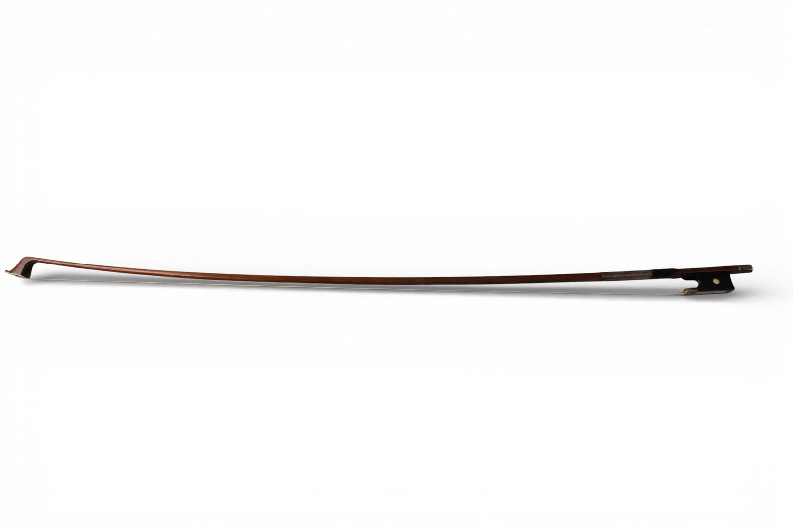 ALBERT NURNBERGER VIOLIN BOW: ANTIQUE GERMAN VIOLIN BOW, MARKED ALBERT NURNBERGER, 29 1/4" L.