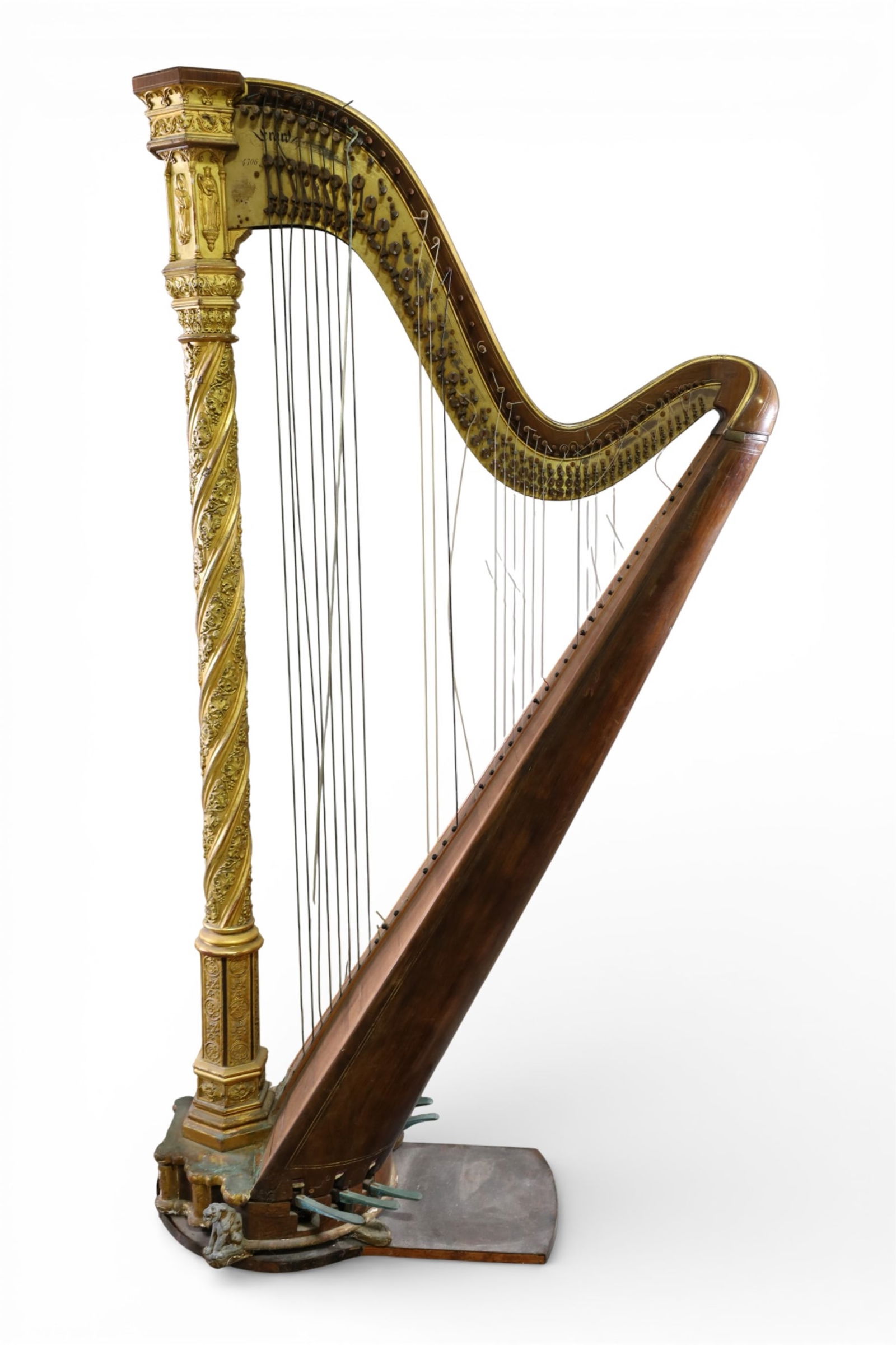 GOTHIC REVIVAL HARP - 9