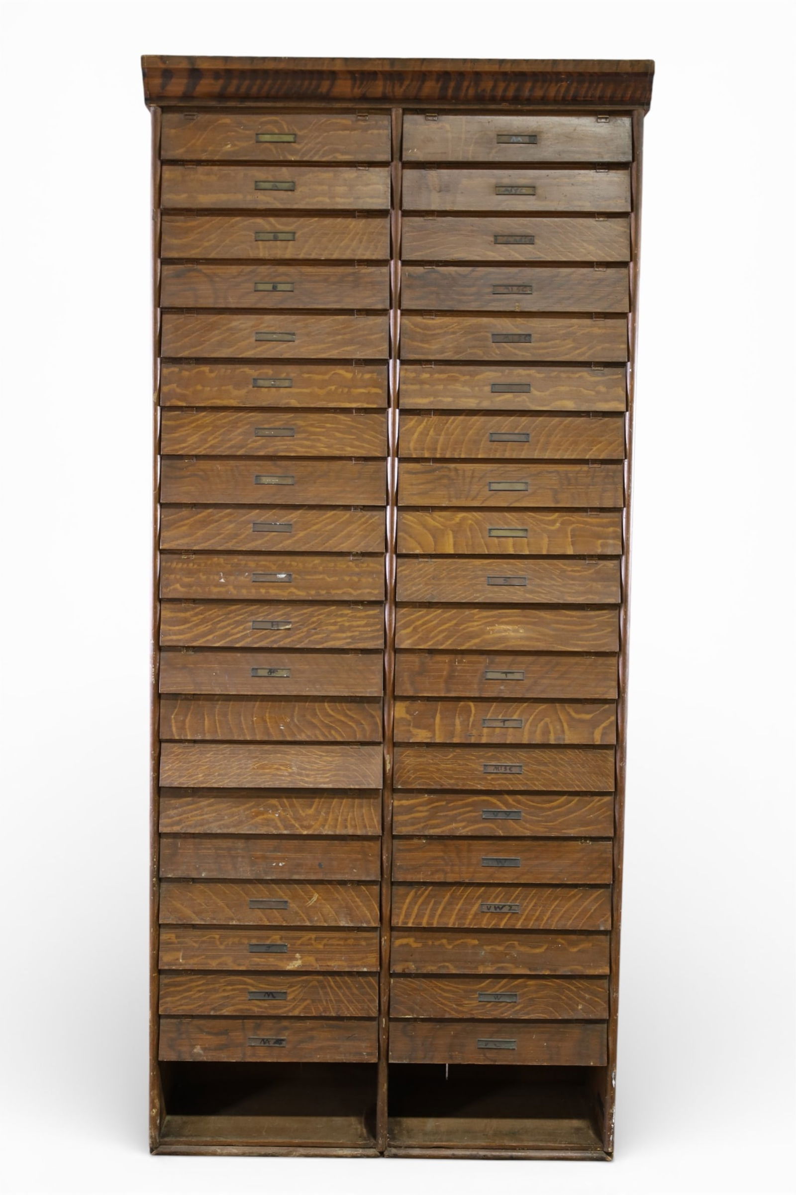 ANTIQUE TALL FILE CABINET (1 of 4)