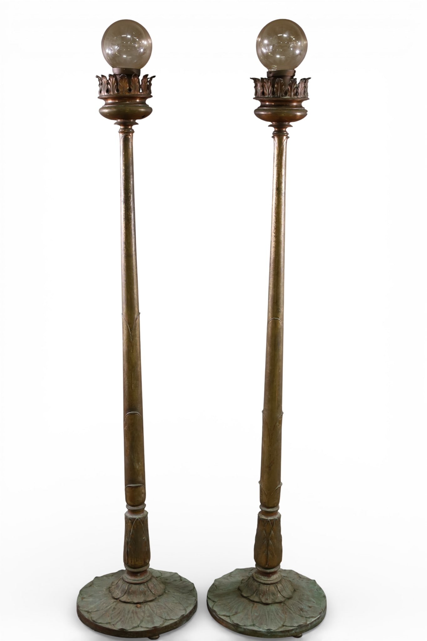 PAIR OF TORCHERE LAMPS (1 of 4)