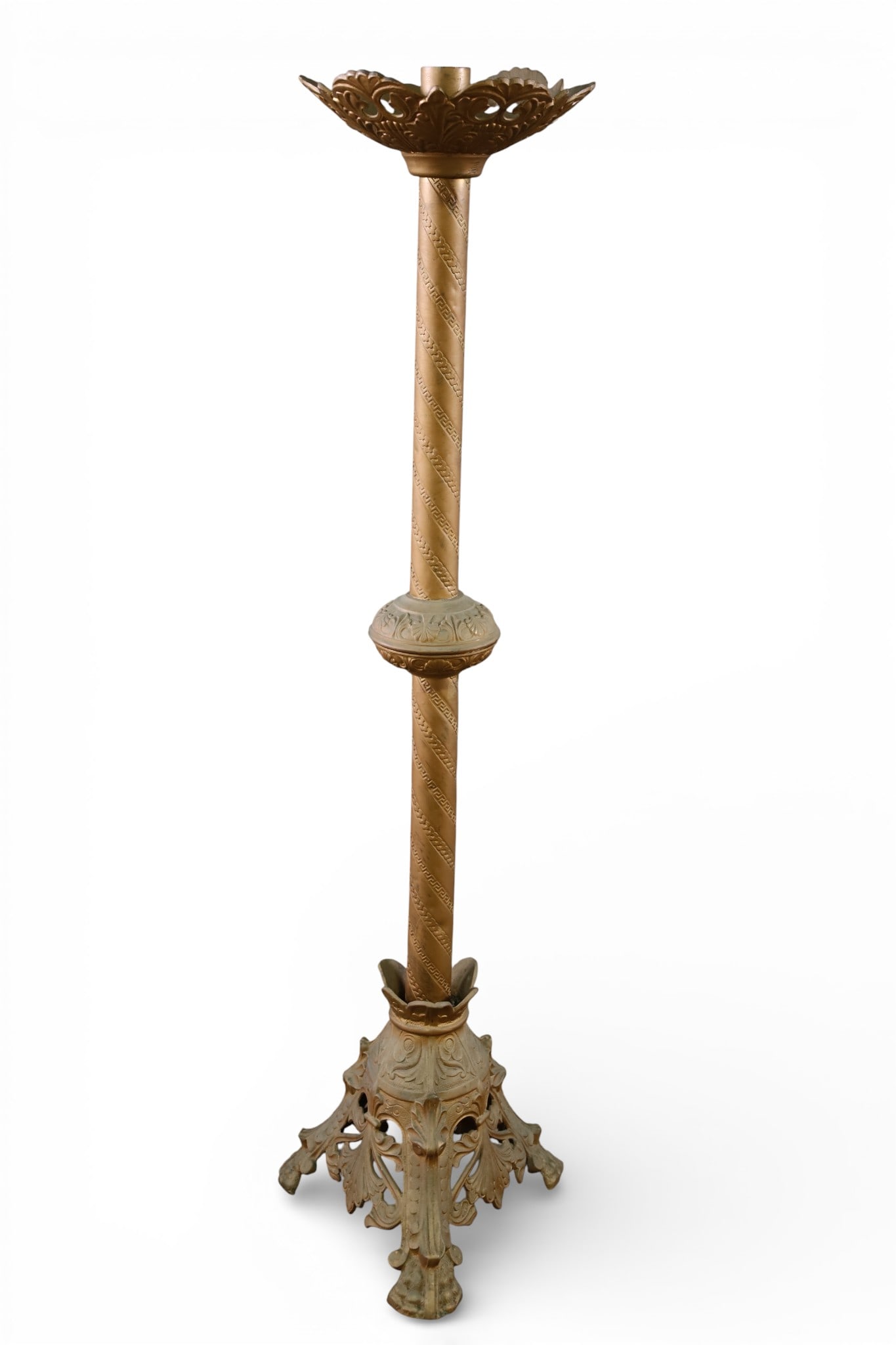 ANTIQUE CANDLE STAND (1 of 2)