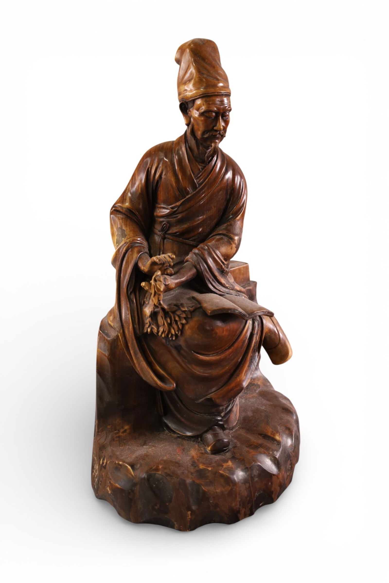 CHINESE WOODEN FIGURE (1 of 4)