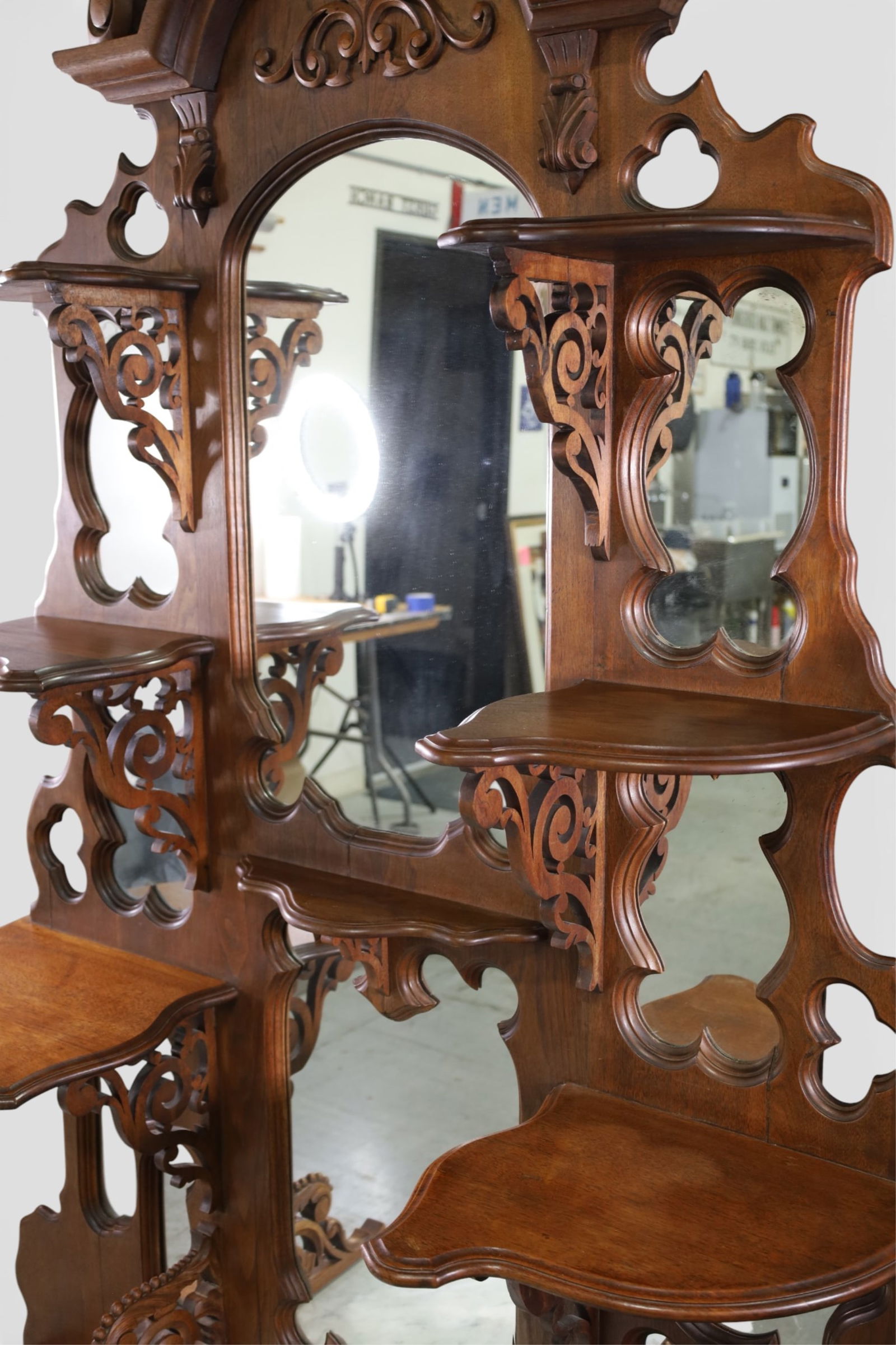 LARGE VICTORIAN ETAGERE - 3