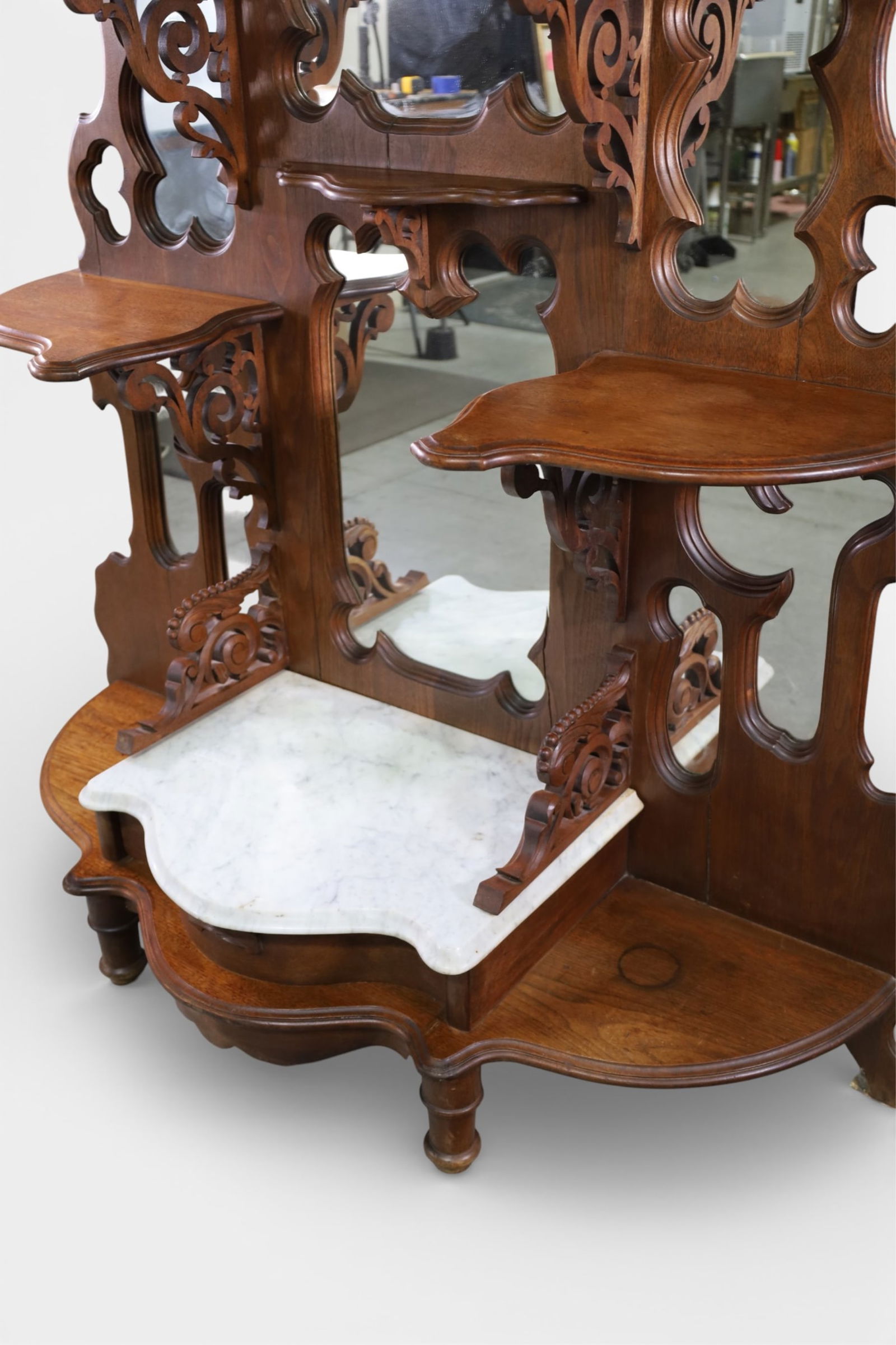 LARGE VICTORIAN ETAGERE - 4