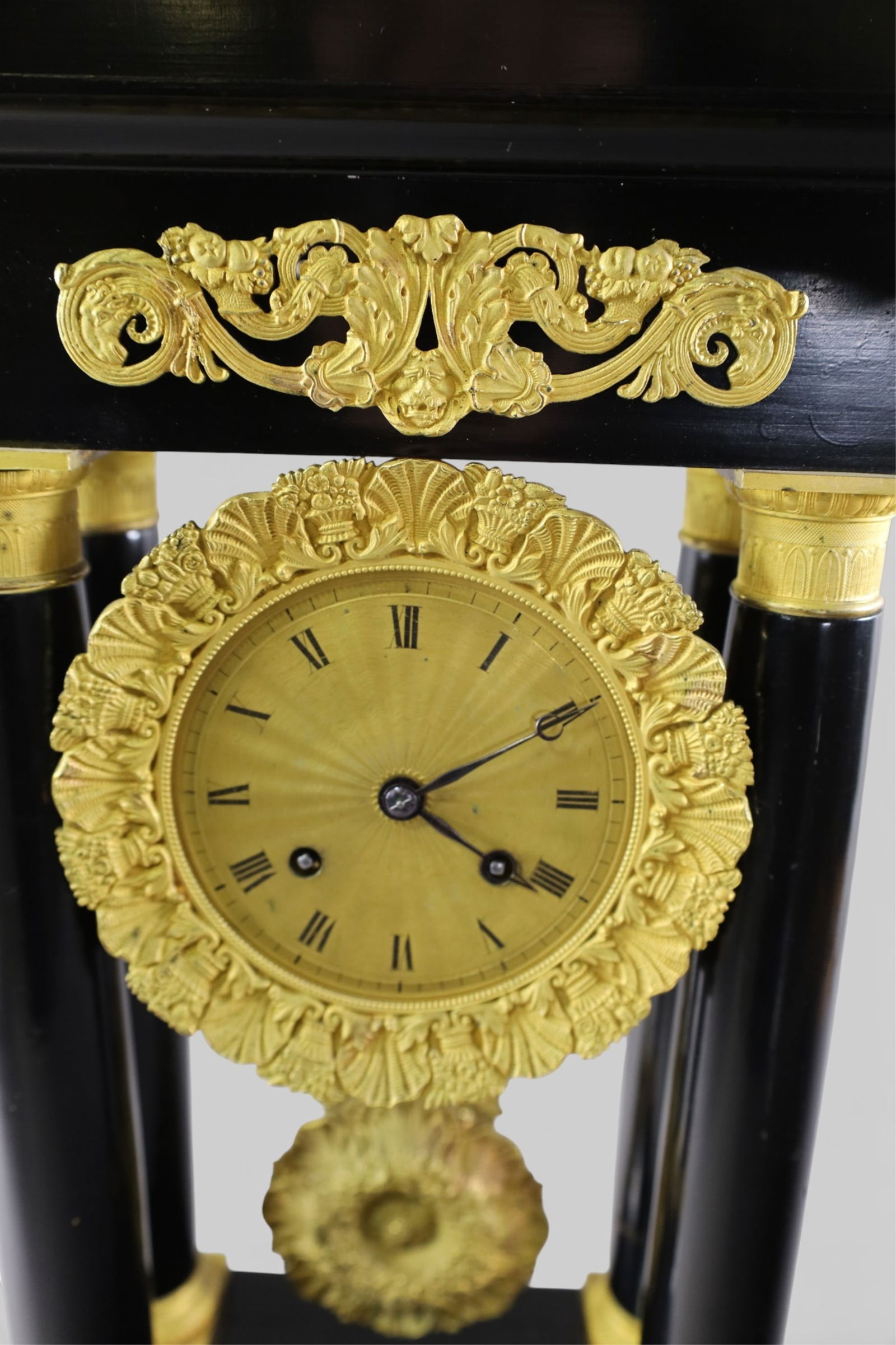 FRENCH EMPIRE MANTLE CLOCK - 2
