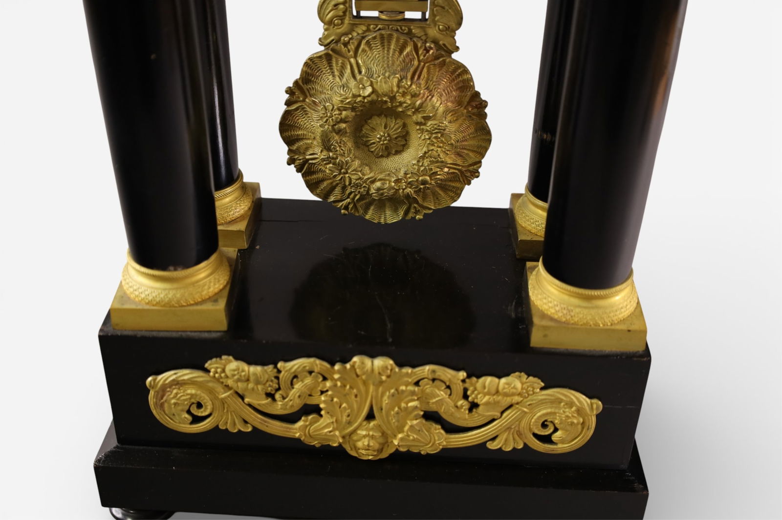 FRENCH EMPIRE MANTLE CLOCK - 3