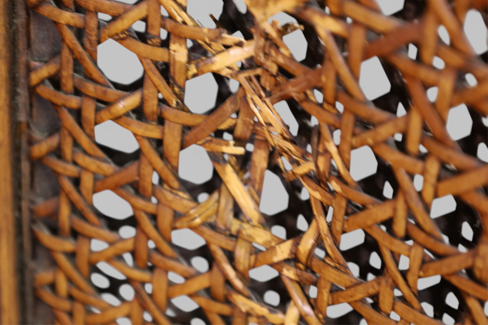 LARGE CANOPY SETTEE & FOOTSTOOL - 4