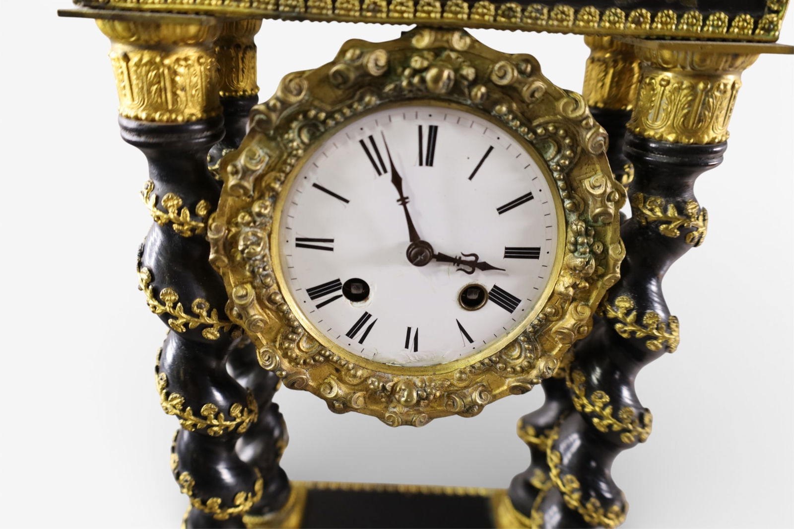 FRENCH EMPIRE MANTLE CLOCK - 2