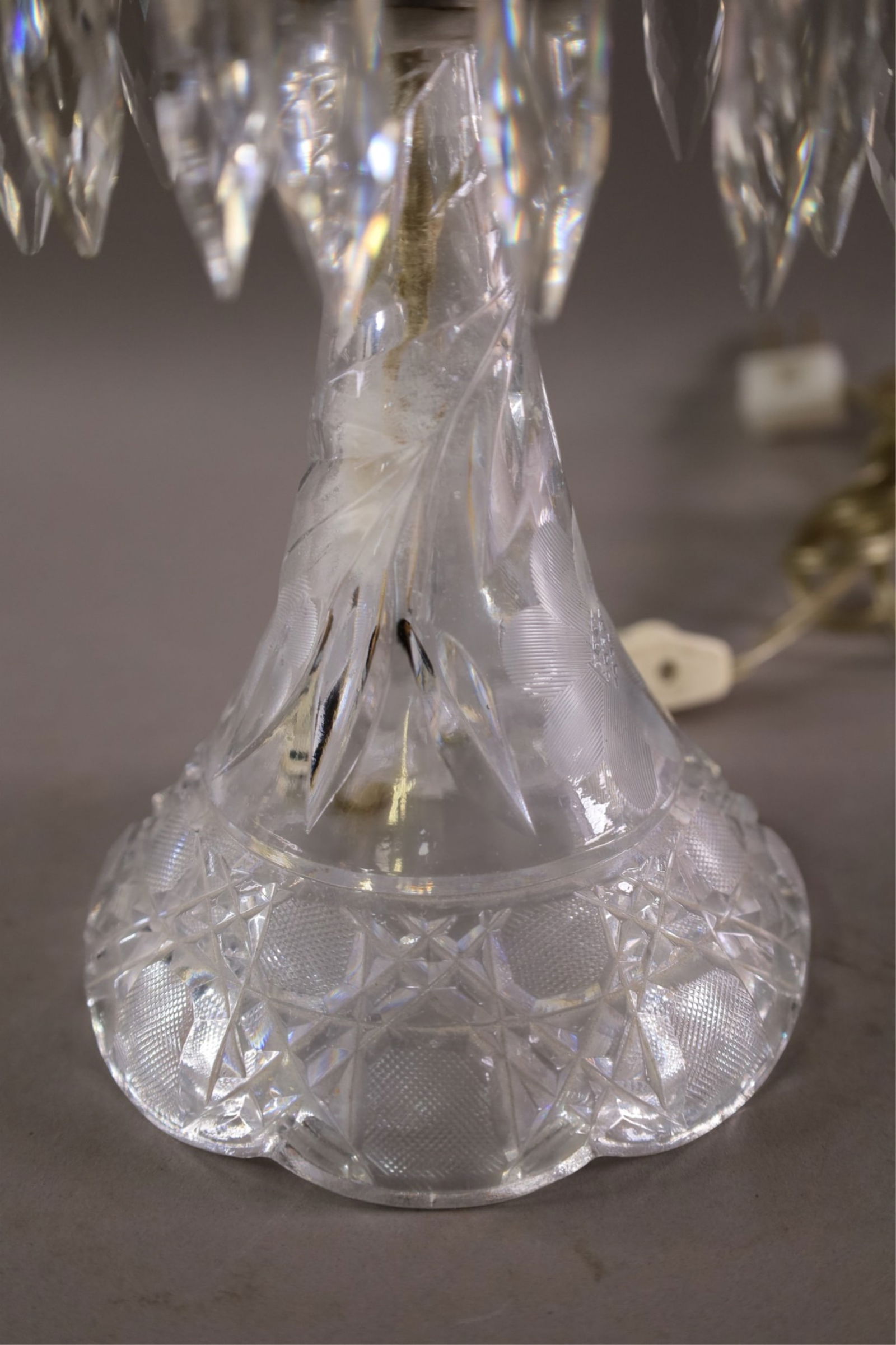 CUT CRYSTAL LAMP - 3