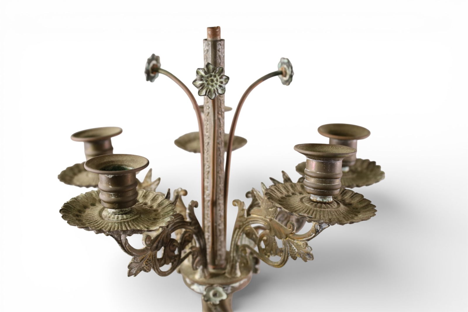 ANTIQUE CANDELABRA - 2