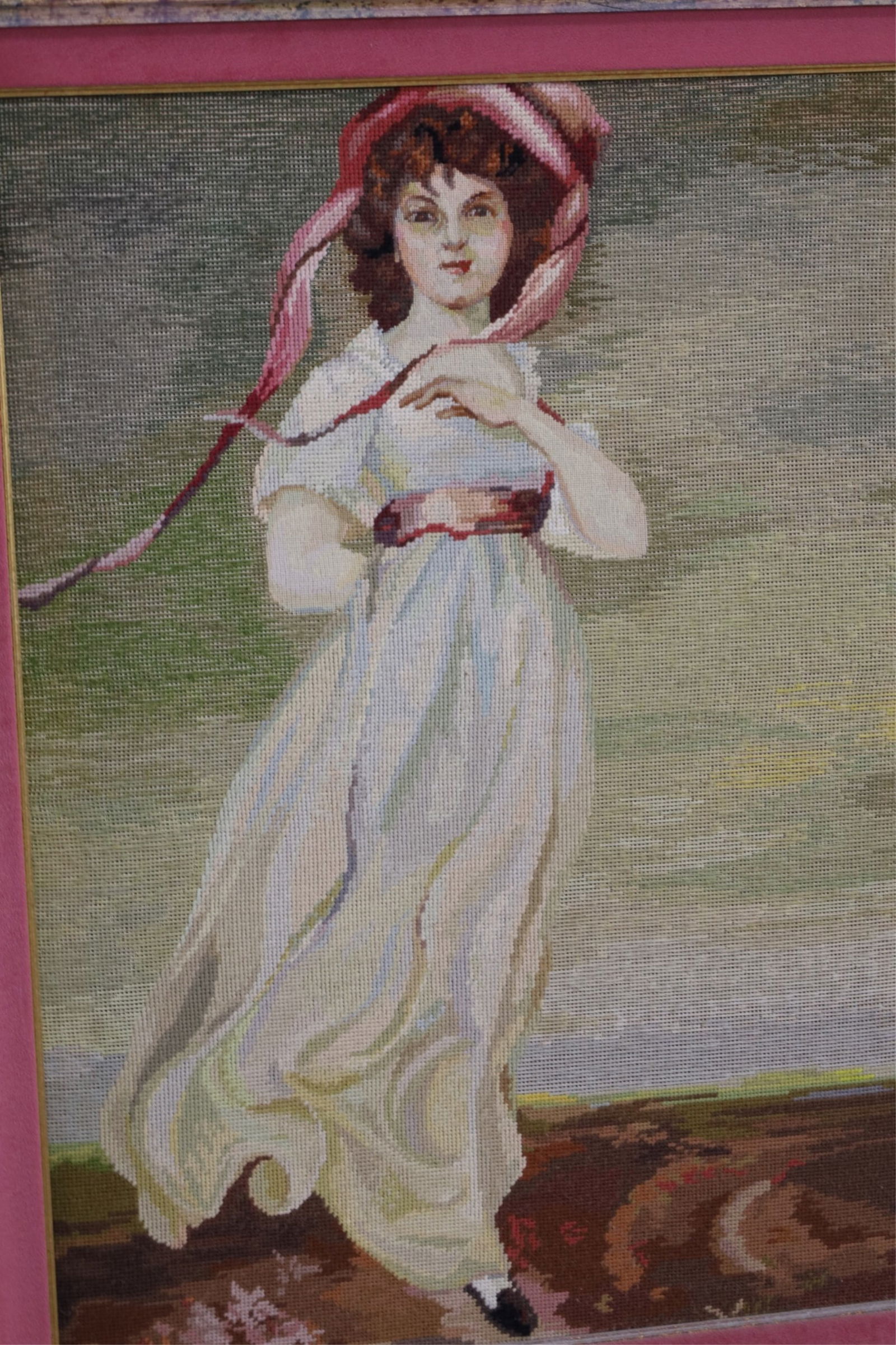 2 FRAMED TAPESTRIES - 2