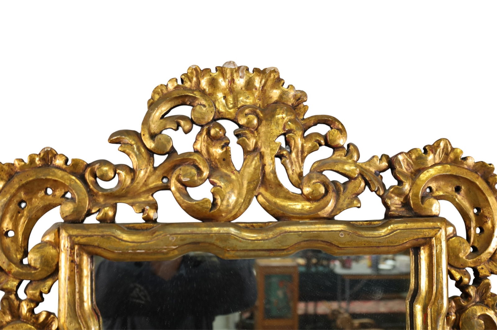 GILT WALL MIRROR - 2