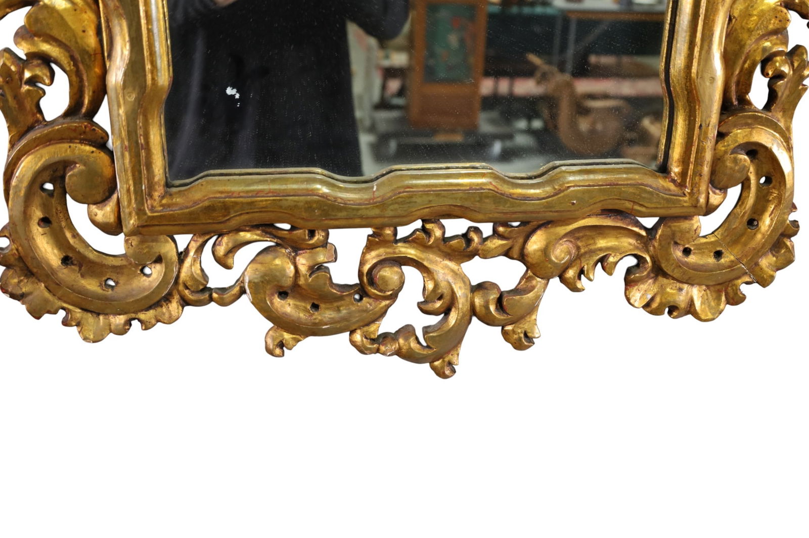 GILT WALL MIRROR - 3