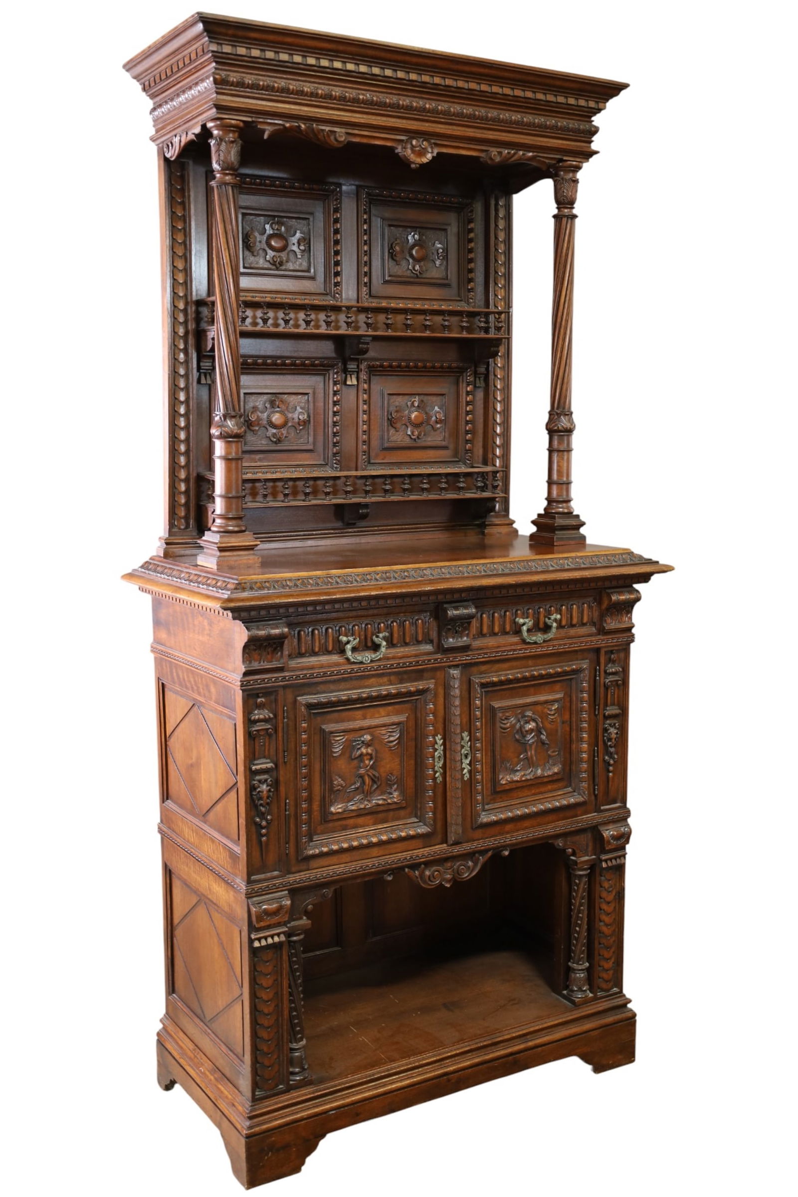 1900'S CARVED SIDEBOARD (1 of 4)