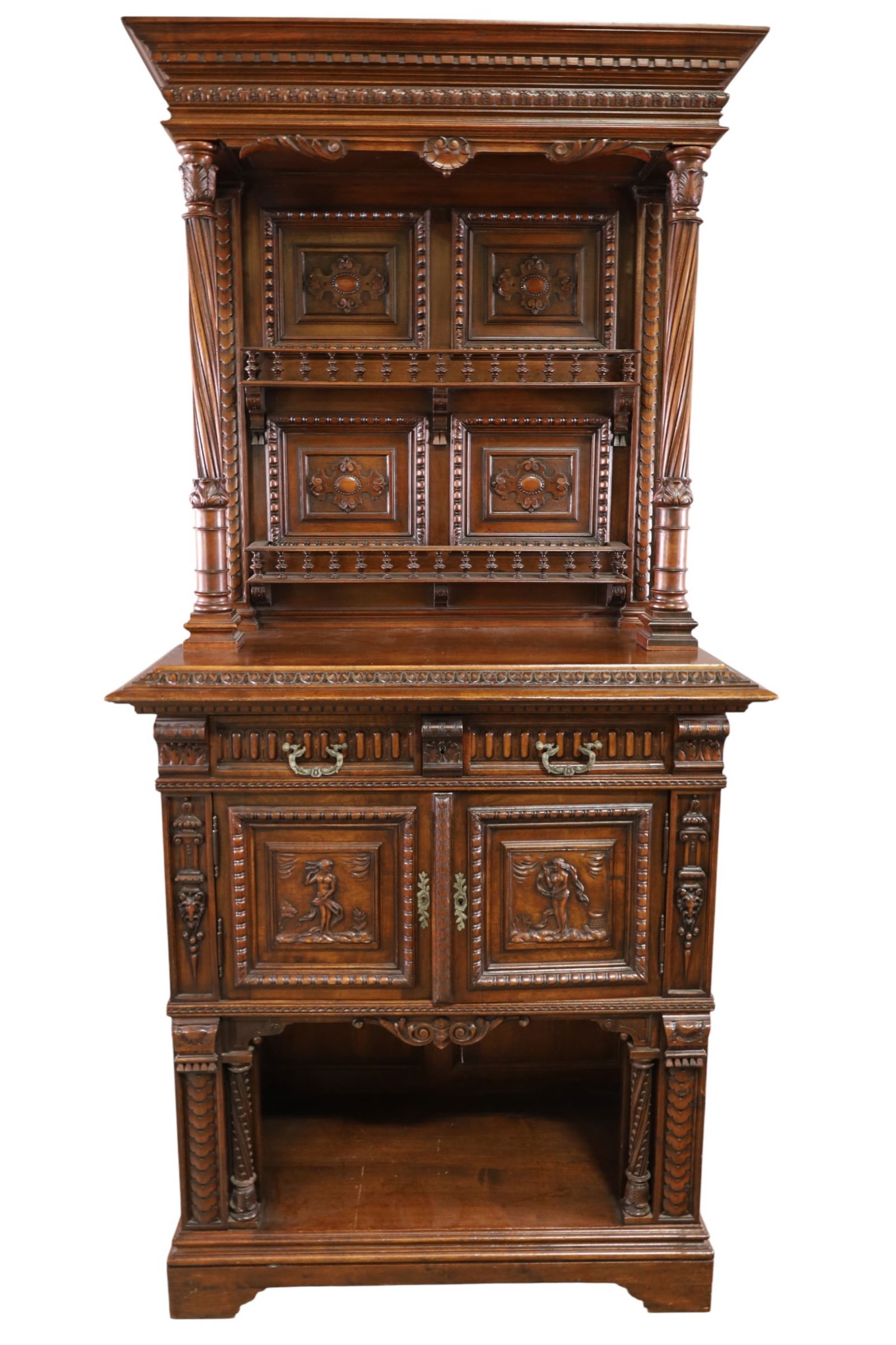 1900'S CARVED SIDEBOARD - 2
