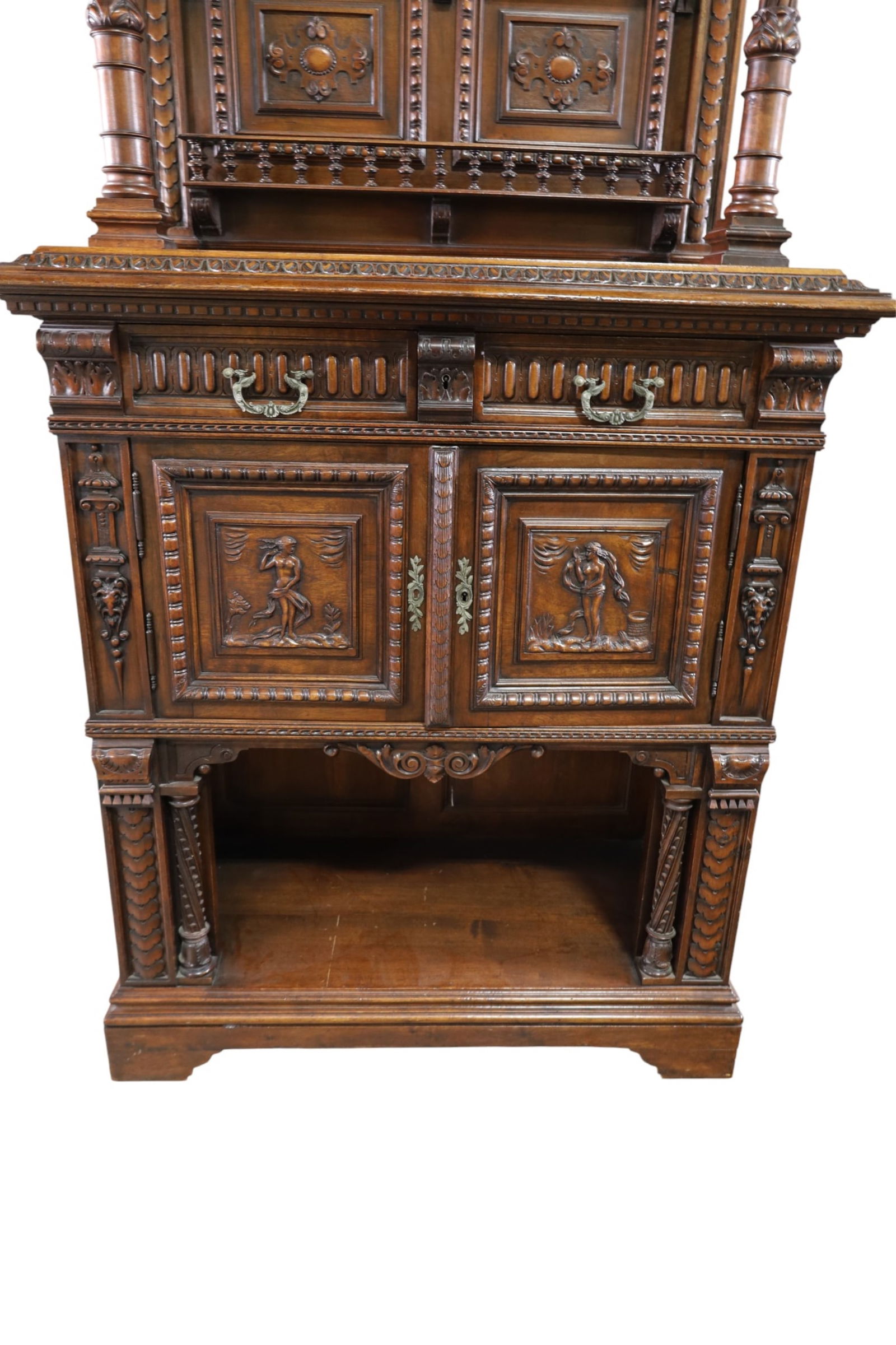 1900'S CARVED SIDEBOARD - 3