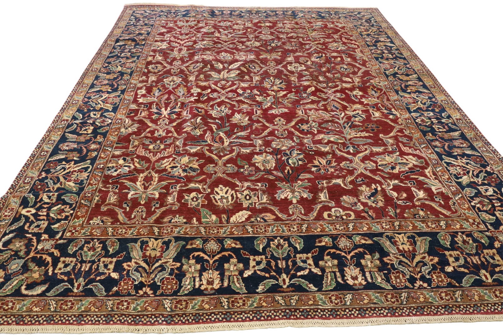 APPROX 11' 7" x 8' 10" HANDMADE WOOL RUG (1 of 5)